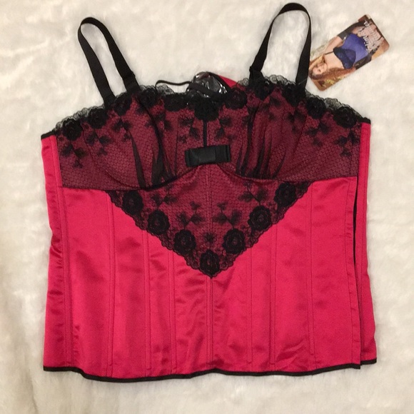 TATTOO ROSE EMBROIDERED CORSET - Picture 2 of 8